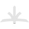 Ekena Millwork Davenport Architectural Grade PVC Gable Bracket, 72"W x 42"H x 2"D x 6"F, 14/12 Pitch GBP072X42X0206DAV00 - alternate 5